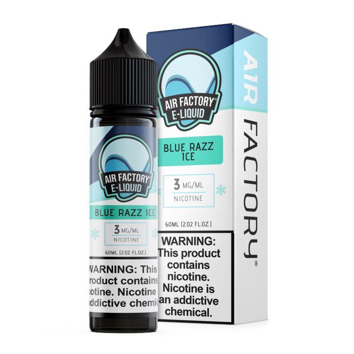 Blue Razz Ice by Air Factory Series E-Liquid 60mL With Packaging