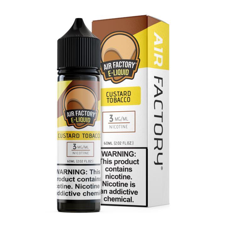 Custard Tobacco by Air Factory Series E-Liquid 60mL With Packaging