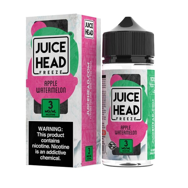 Juice Head - Apple Watermelon Freeze E-Juice - 100mL with packaging