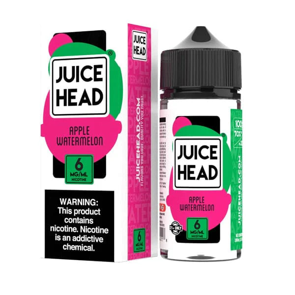 Juice Head - Apple Watermelon E-Juice - 100mL with packaging