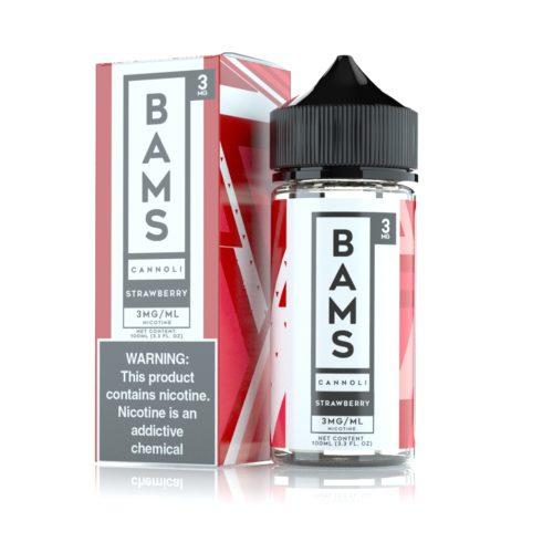 Strawberry Cannoli by Bam Bam’s Cannoli Series E-Liquid 100mL With Packaging