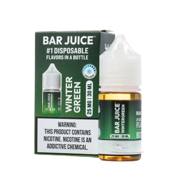 Wintergreen Bar Juice BJ30000 Salts 30mL with packaging