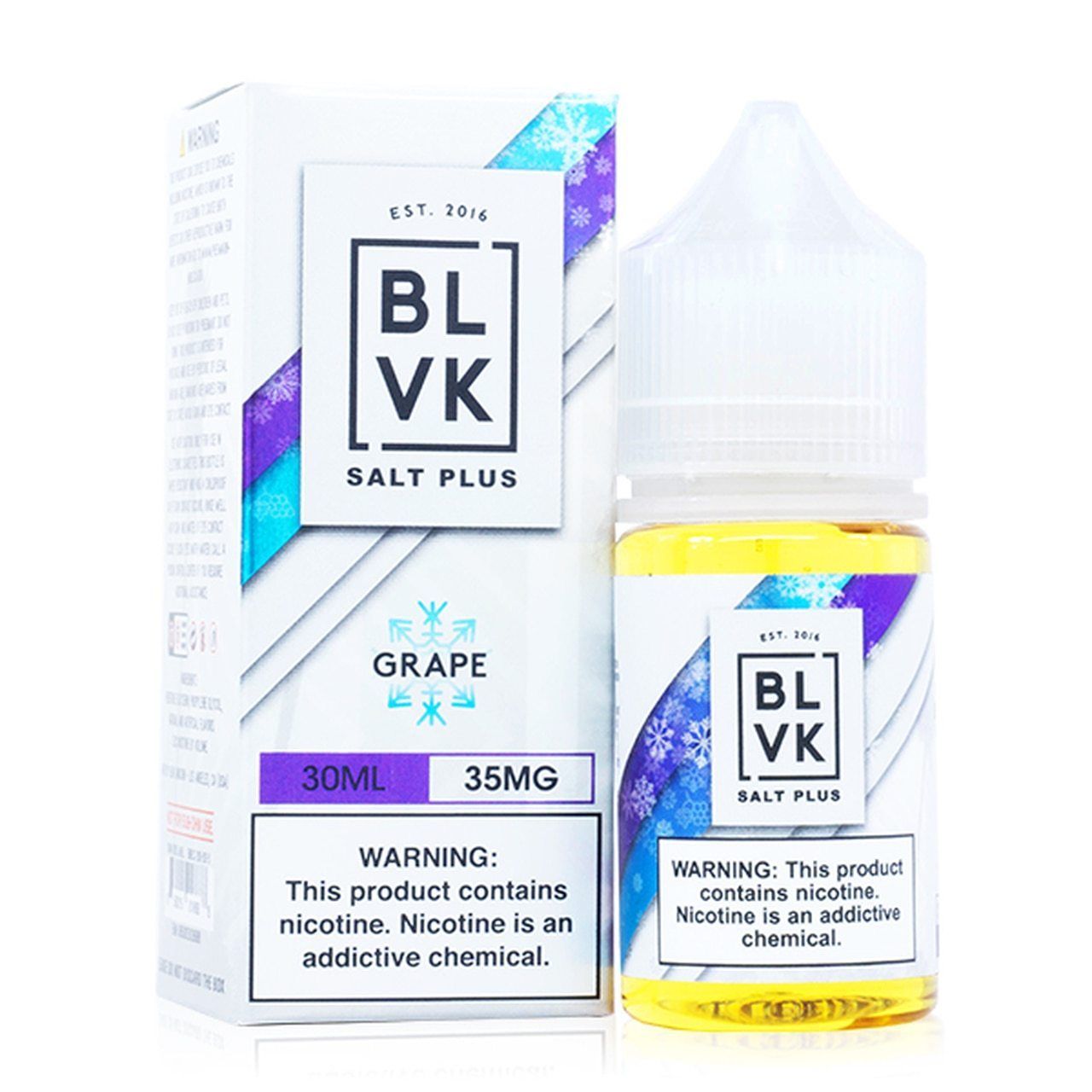 Purple Grape Ice by BLVK TFN Salt Plus 30mL (Salt Nic) With Packaging