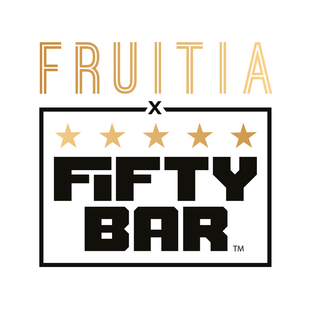 Fifty Bar Fruitia Disposable | 20000 Puffs | 16mL | 50mg | Fruitia Logo