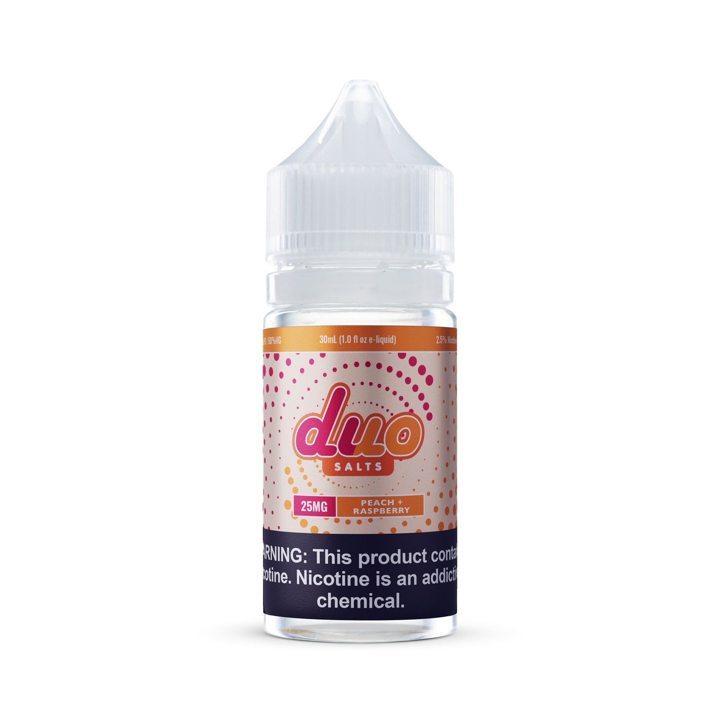 Peach Raspberry by Burst Duo Salt Series E-Liquid 30mL Bottle