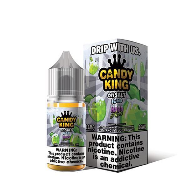 Drip More SALTS E-Liquid - Hard Apple ICED, 30ml with Packaging