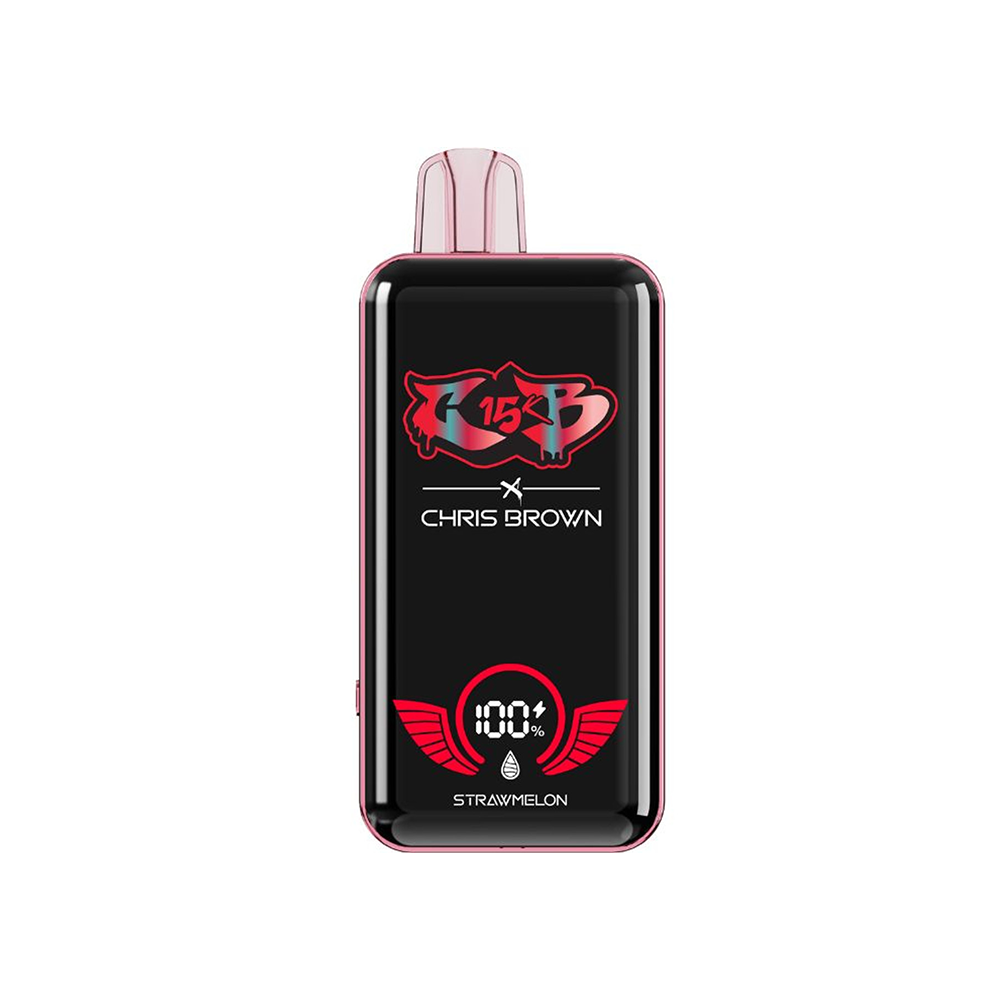 Chris Brown CB15K Disposable | 15000 Puffs | 15mL | 50mg | Strawmelon