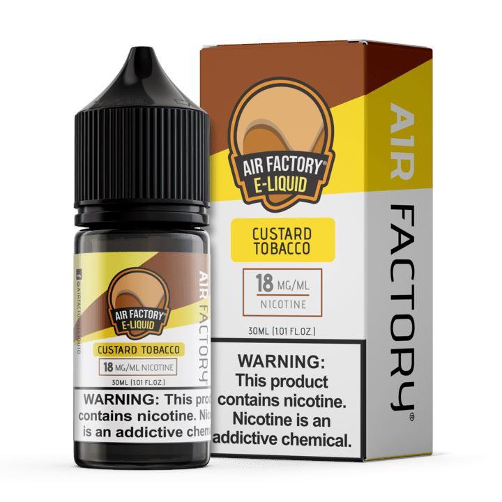 Custard Tobacco by Air Factory Salt eJuice 30mL (Salt Nic) With Packaging