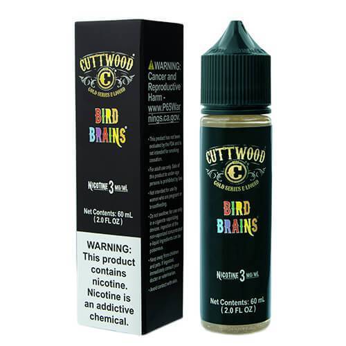 Bird Brains by Cuttwood eJuice 60mL (Freebase) with Packaging