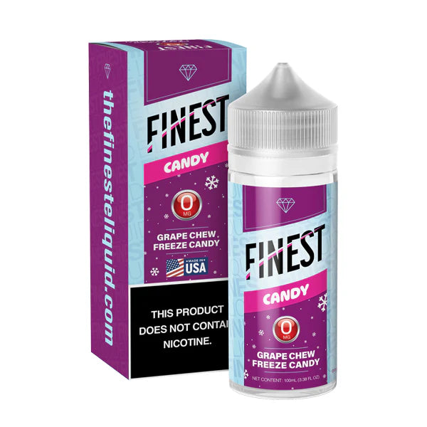Finest - Grape Chew Freeze Candy E-Juice, 100mL with Packaging