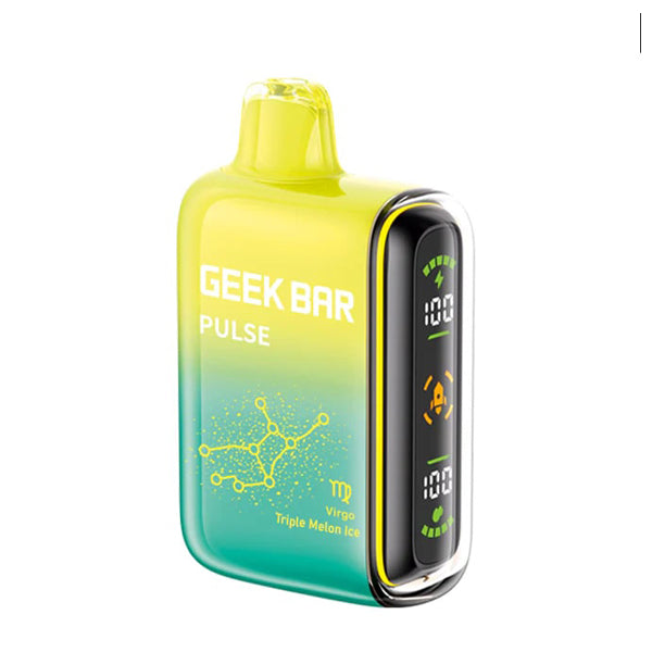 Geek Bar Pulse Disposable | 15000 Puffs | 16mL | 50mg | INTL | Triple Melon Ice