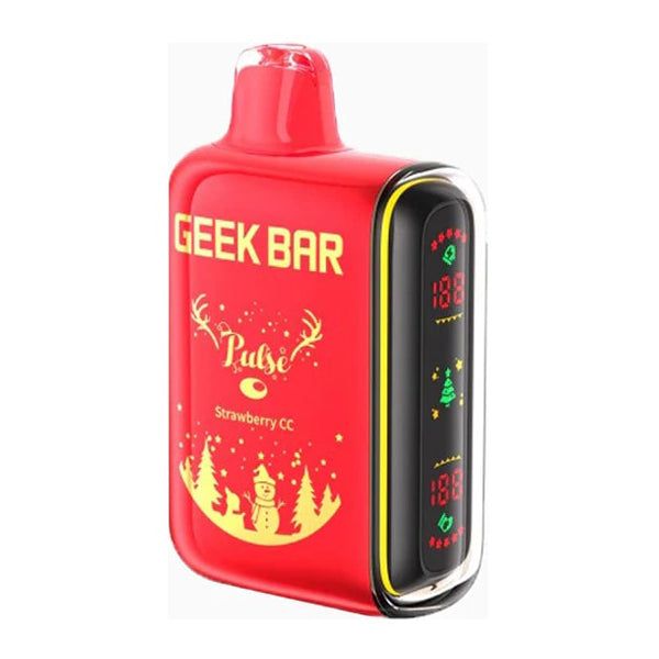 Geek Bar Pulse Disposable | 15000 Puffs | 16mL | 50mg | Strawberry CC