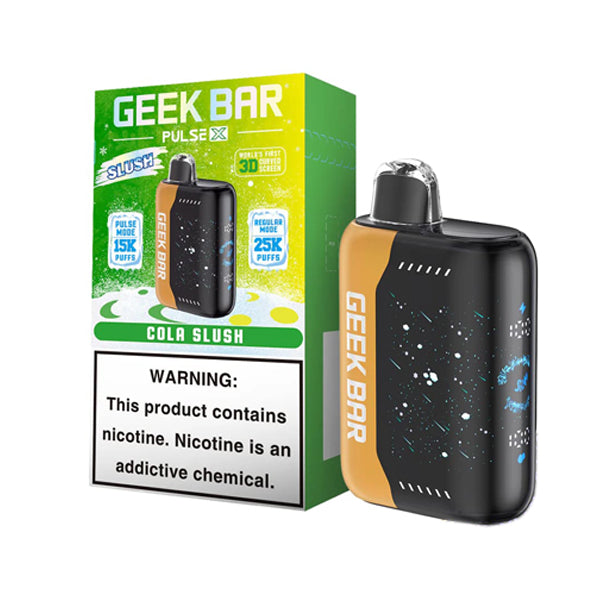 Geek Bar Pulse X Disposable | 25000 Puffs | 18mL | 50mg | Cola Slush with packaging