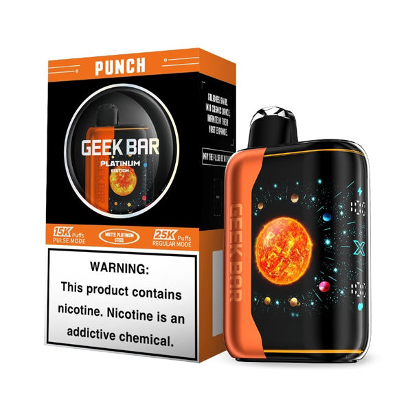 Geek Bar Pulse X Disposable | 25000 Puffs | 18mL | 50mg | Punch with packaging