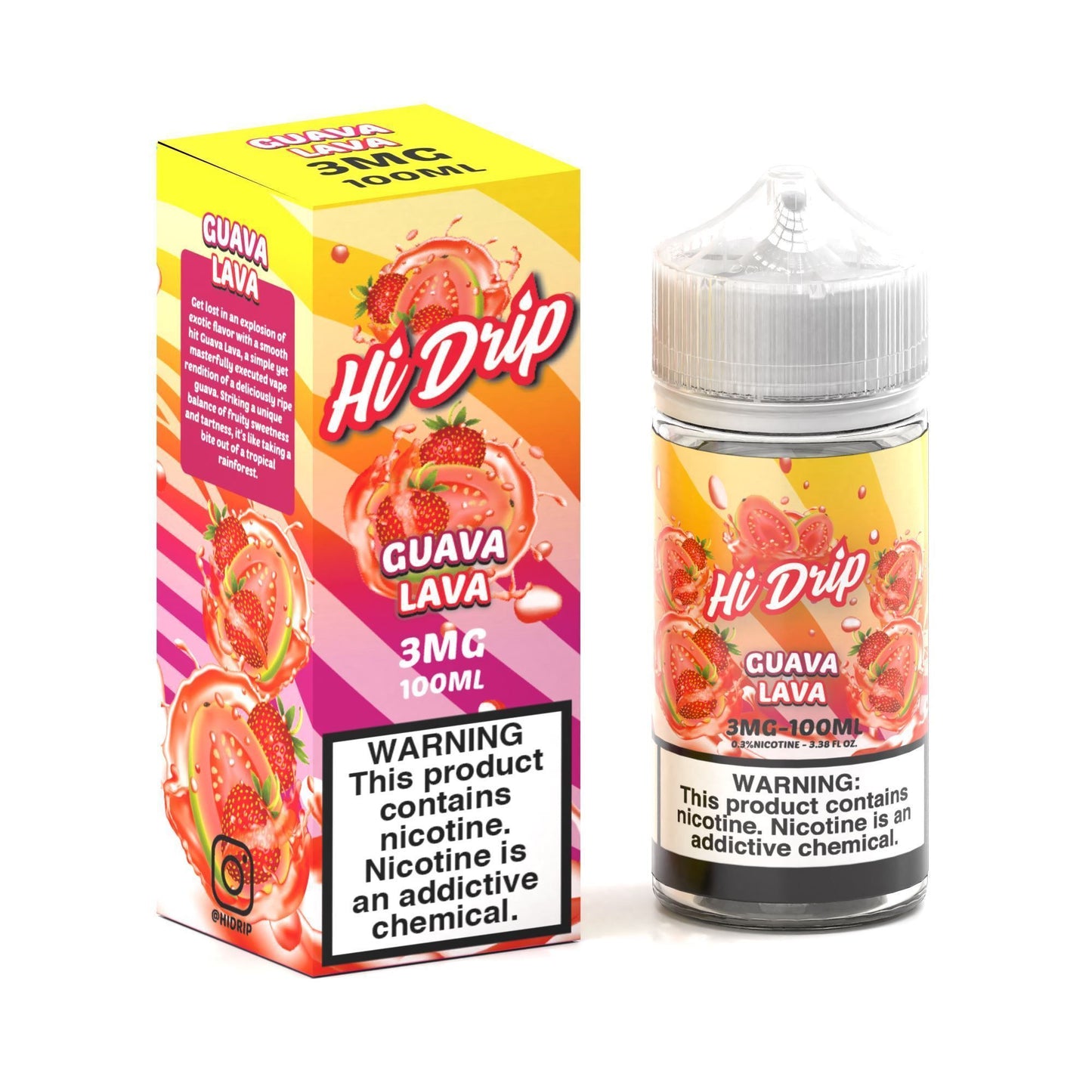 Guava Lava by Hi-Drip E-Juice 100mL (Freebase) with Packaging