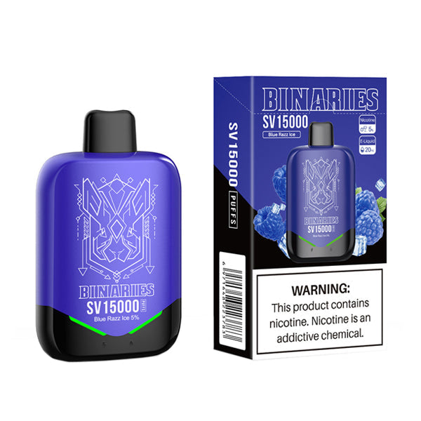 HorizonTech Binaries Cabin Disposable SV | 15000 Puffs | 20mL | blue razz ice with packaging