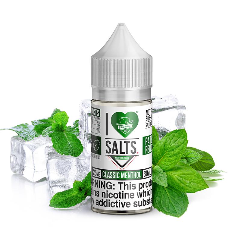Classic Menthol Salt by Mad Hatter EJuice 30mL Bottle