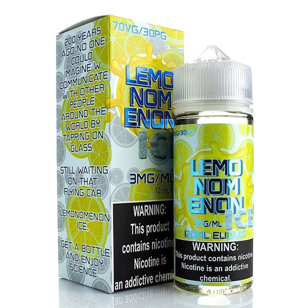ICE Lemonomenon by Nomenon 120mL (Freebase) with Packaging