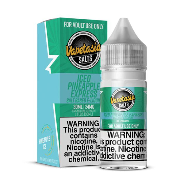 Vapetasia SALTS E-Liquid - Iced Pineapple Express, 30mL with Packaging