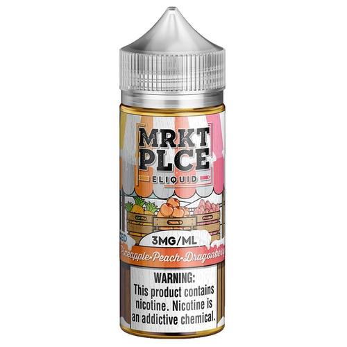 Iced Pineapple Peach Dragonberry by MRKT PLCE Series 100mL (Freebase) Bottle