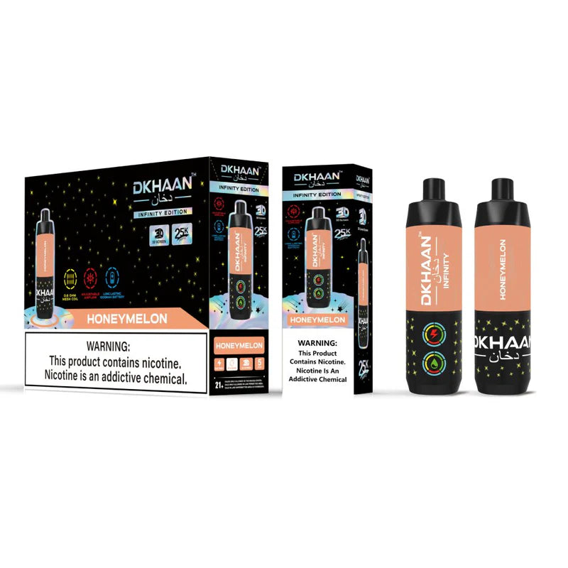 Dkhaan Infinity - Dispo 25000Puff, 20mL | Honeymelon with Packaging