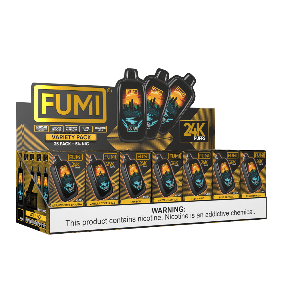 Fumi - 24000 Puffs Disposable - 18mL 50mg Packaging