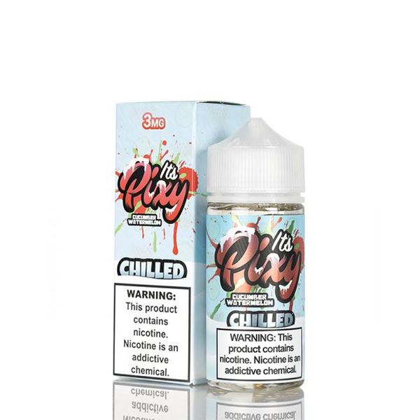 Cucumber Watermelon Chilled by It's Pixy Series E-Liquid 100mL with Packaging