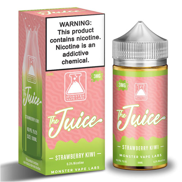 Jam Monster Series E-Liquid 100mL (Freebase) | Juice Strawberry Kiwi with packaging