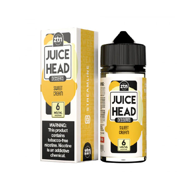 Juice Head - Sweet Cream E-Juice - 100mL with packaging