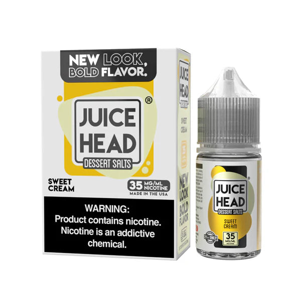 Juice Head Salts-Sweet Cream, 30mL with Packaging
