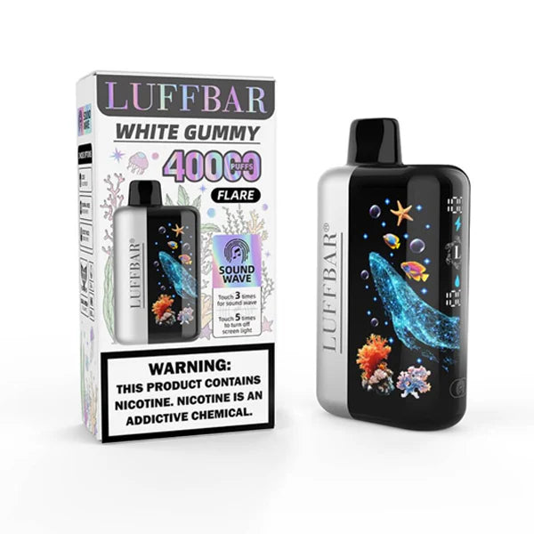 Luffbar Flare - Dispo 40000Puff, 18mL White Gummy with Packaging