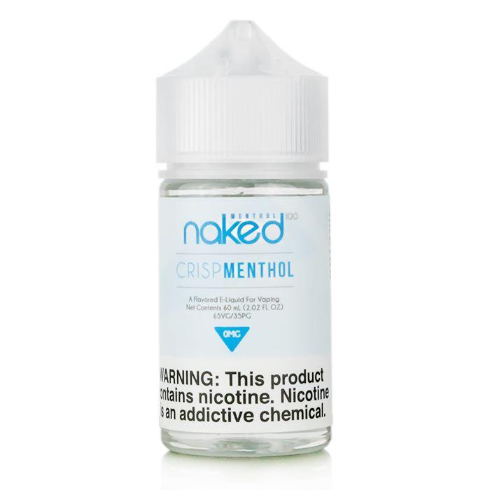 Crisp Menthol by Naked 100 Menthol 60mL (Freebase) Bottle