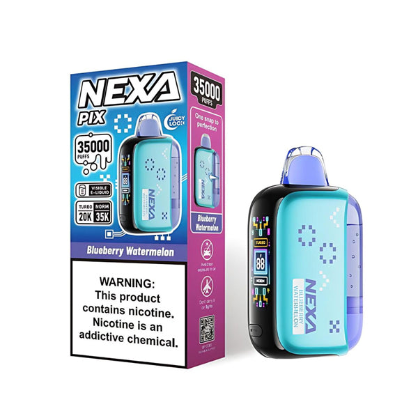 NEXA PIX Disposable blueberry watermelon with packaging