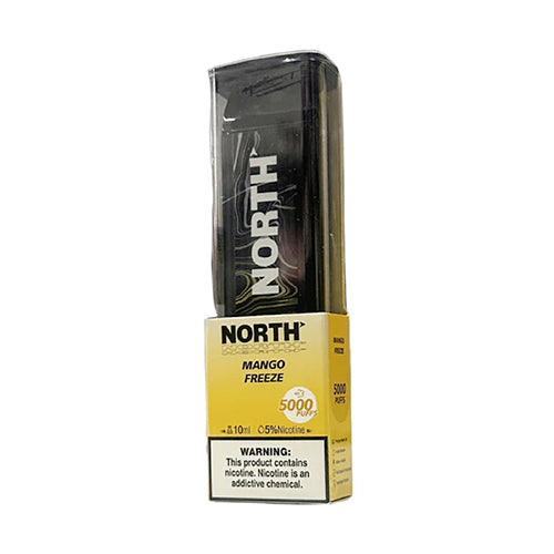 North Disposable | 5000 Puffs | 10mL | 50mg | mango freeze with packaging