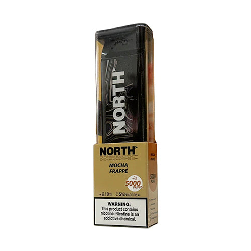 North Disposable | 5000 Puffs | 10mL | 50mg | mocha frappe with packaging