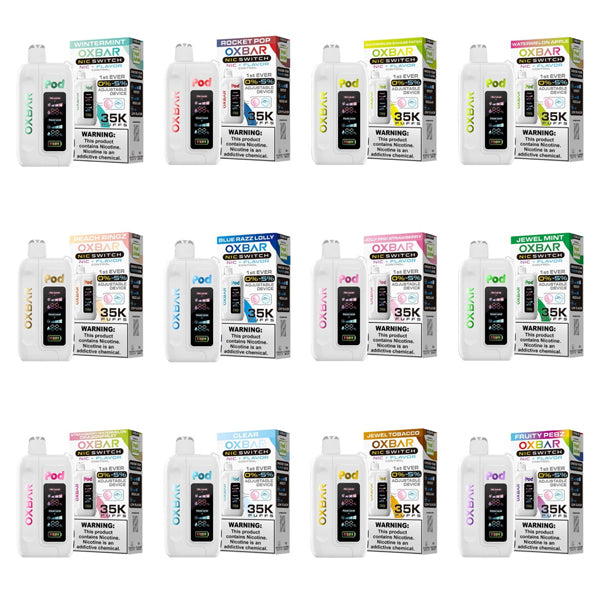Oxbar Nic-Switch (Dispo) | (35000Puff) | (14mL) | Pod Juice Edt. | Group Photo
