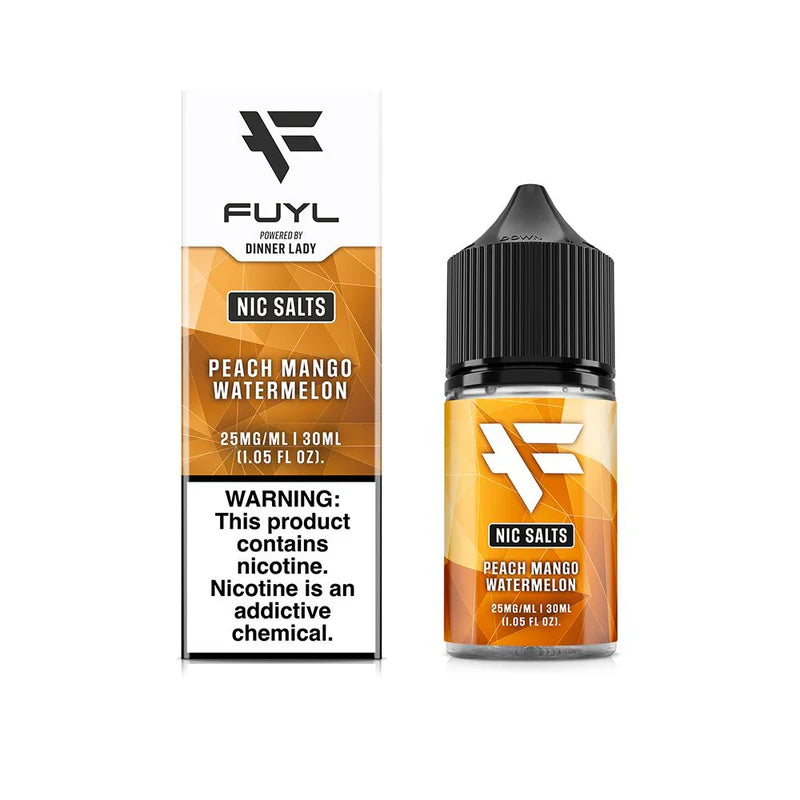 Fuyl Salt Series E-Liquid 30mL (Salt Nic) | Peach Mango Watermelon with Packaging
