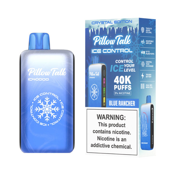 Pillow Talk IC40000 - 40K Puffs Disposable - 20mL 50mg | Blue Rancher with Packaging