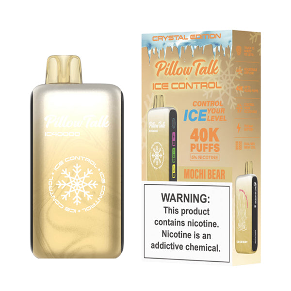 Pillow Talk IC40000 Disposable | 40000 Puffs | 20mL | 50mg | Mochi Bear with packaging