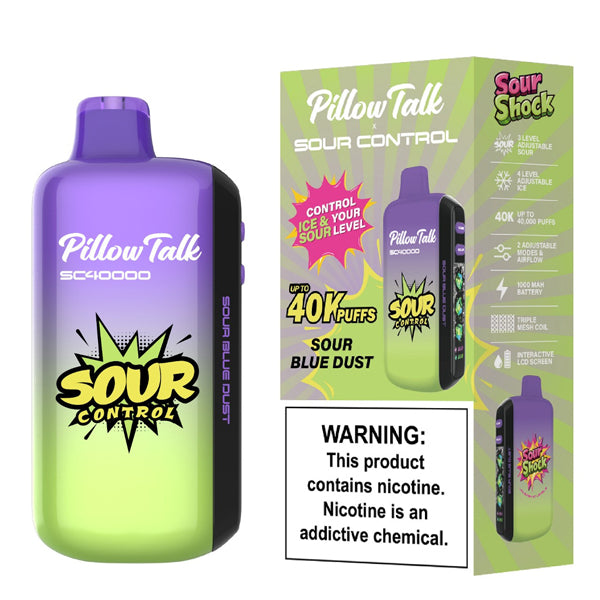 Pillow Talk SC40000 - 40000 Puffs Disposable - 20mL | Sour Blue Dust