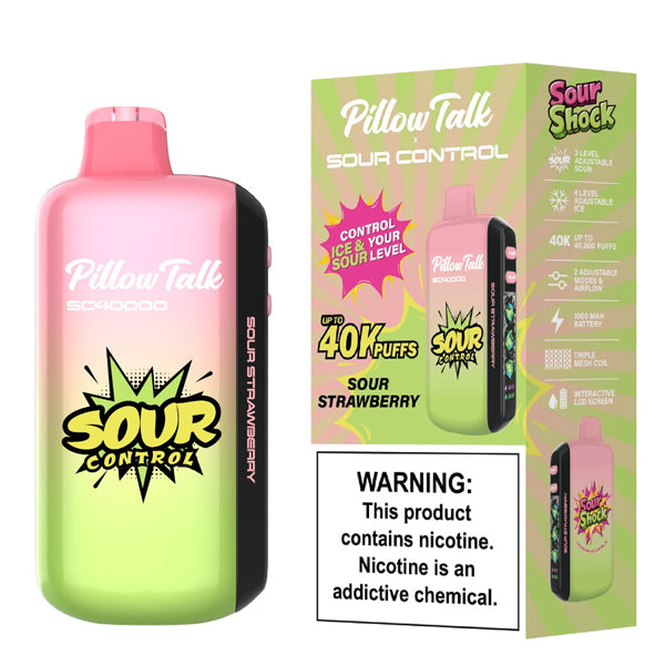 Pillow Talk SC40000 - 40000 Puffs Disposable - 20mL | Sour Strawberry