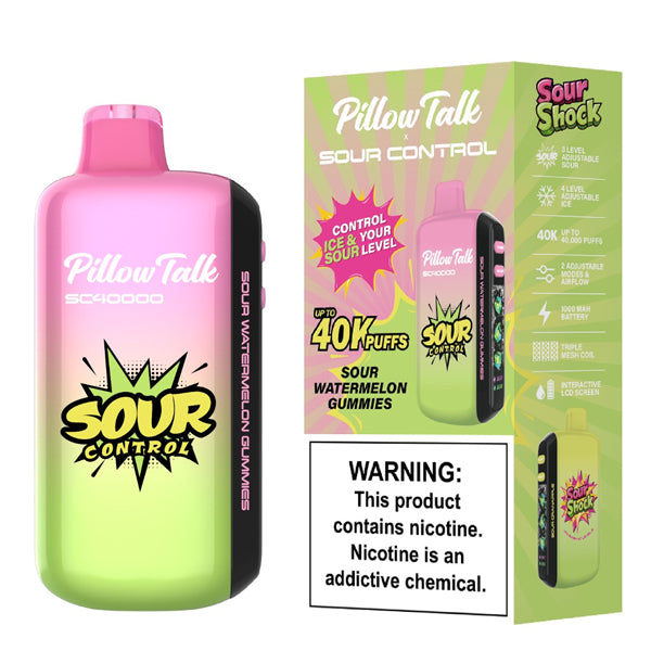 Pillow Talk SC40000 - 40000 Puffs Disposable - 20mL | Sour Watermelon Gummies