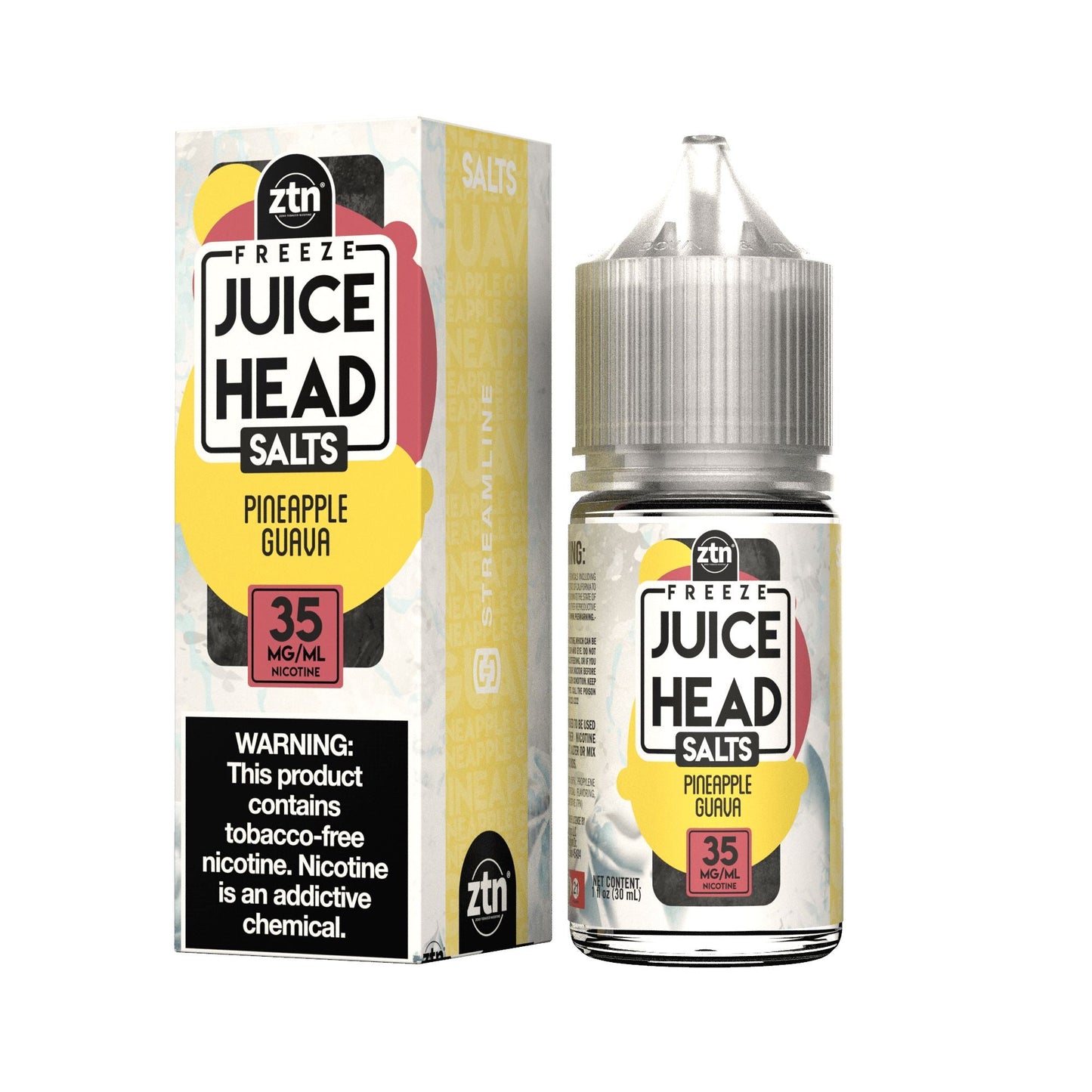 Juice Head Salts (ZTN)-Pineapple Guava Freeze, 30mL