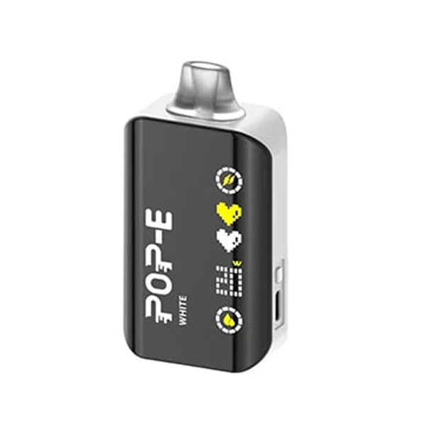 Pop-E 24K - 24000 Puffs Disposable - 22mL 50mg - White