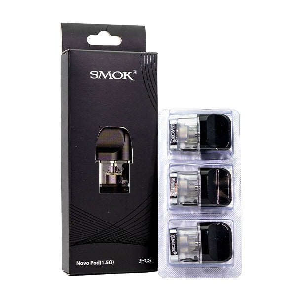 SMOK - Novo Pod - 3-Pack - Regular Coil Pod 1.5ohm with Packaging