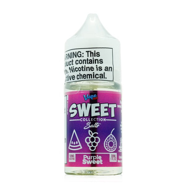 Vape 100 SALTS E-Liquid - Purple Sweet, 30mL Bottle