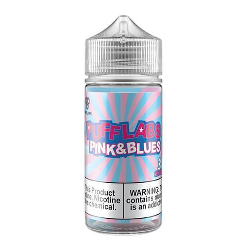 Pink and Blues (Circus Cotton Candy) by Puff Labs Series 100mL (Freebase) Bottle