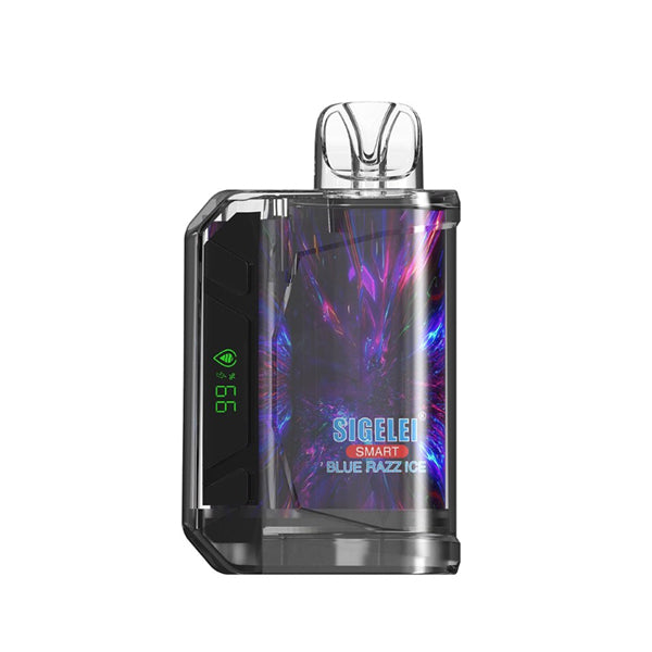 Sigelei Smart AC10000 Disposable | 10000 Puffs | 20mL | 50mg | Blue Razz Ice