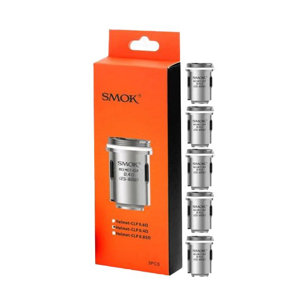 SMOK Helmet CLP Coils | 5-Pack - 0.4 ohm with packaging