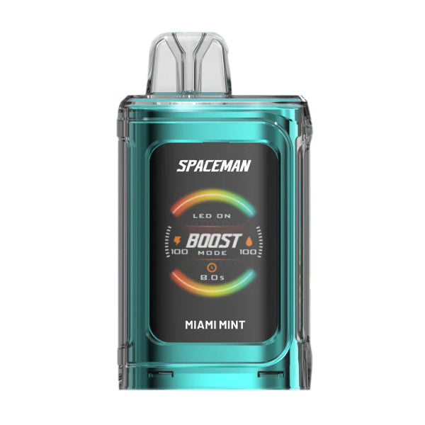 Space Man Prism Disposable | 20000 Puffs | 18mL | 50mg | miami mint